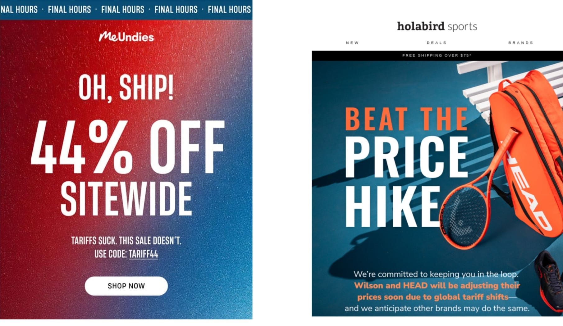 MeUndies&holabird sports